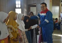 Doa Bersama dan Santunan Anak Yatim Iringi Pekerjaan Turn Around Kilang RU VI Balongan
